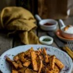Süßkartoffel mit Quinoa und Brokkoli