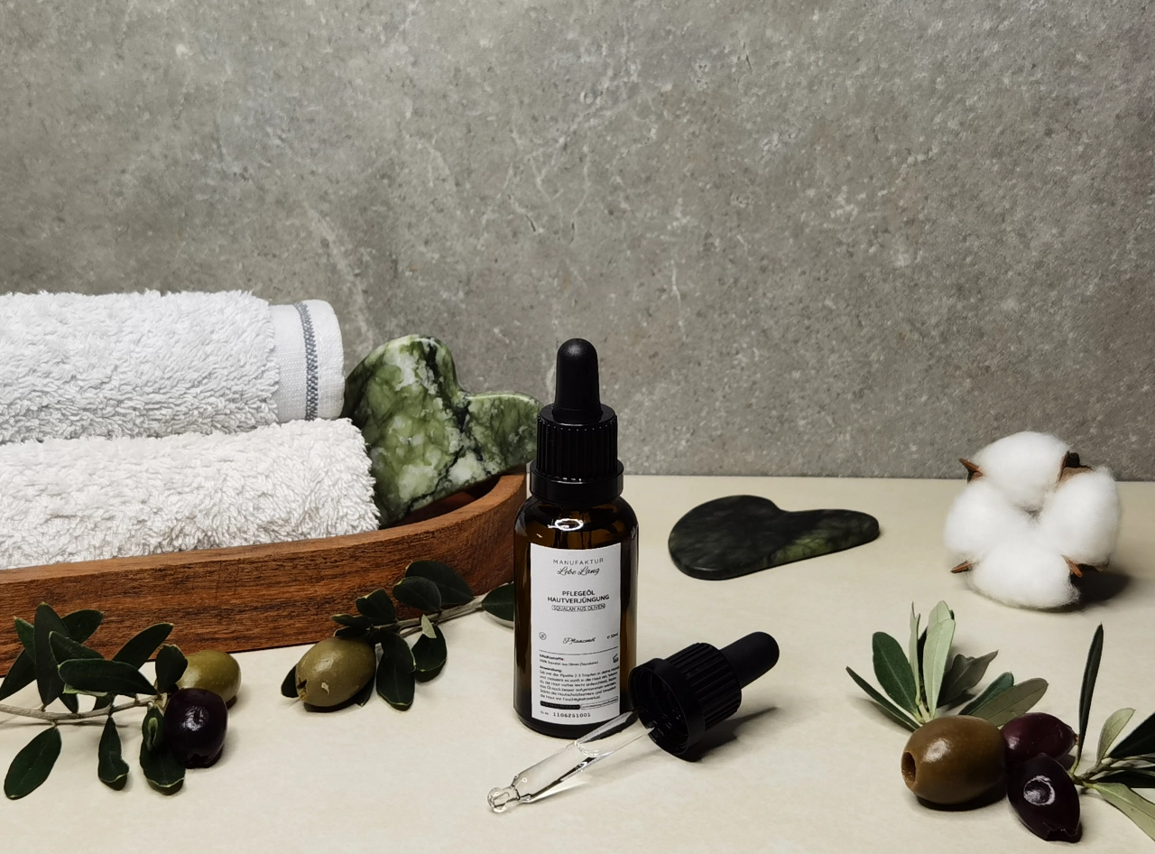 LebeLang - Produkte - Pflege- Pflegeöl - Squalan - Olive